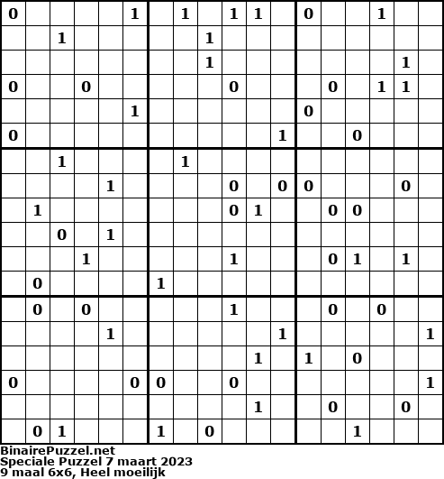 Binaire Puzzel