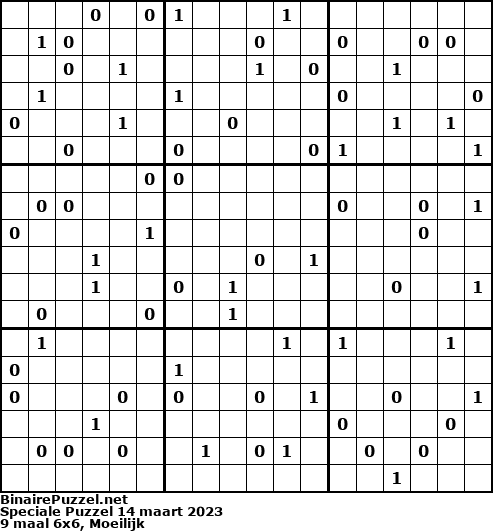 Binaire Puzzel
