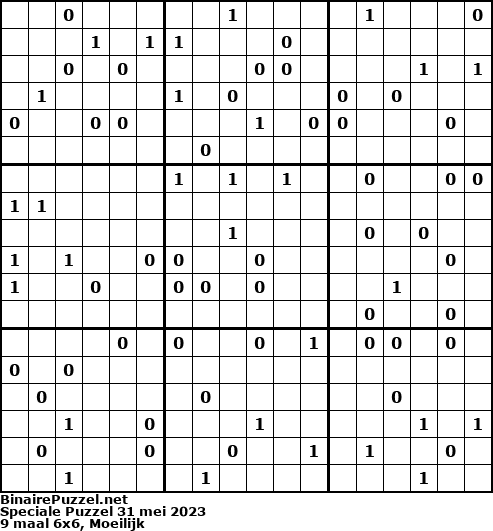 Binaire Puzzel