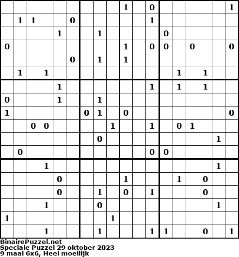 Binaire Puzzel