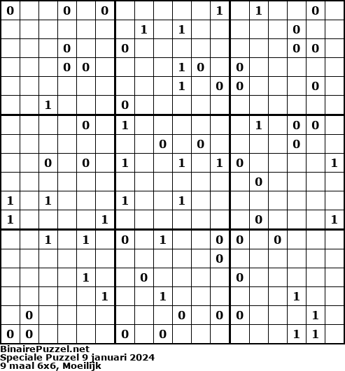 Binaire Puzzel