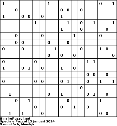 Binaire Puzzel