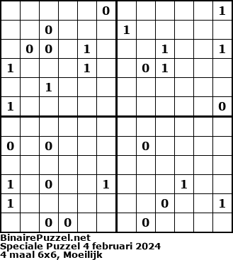 Binaire Puzzel