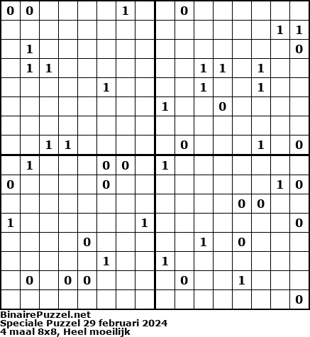 Binaire Puzzel