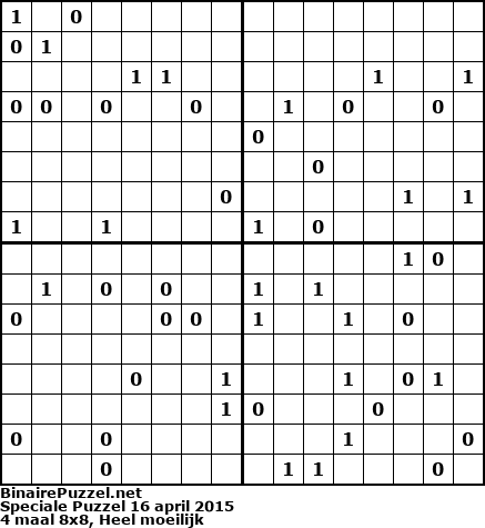 Binaire Puzzel