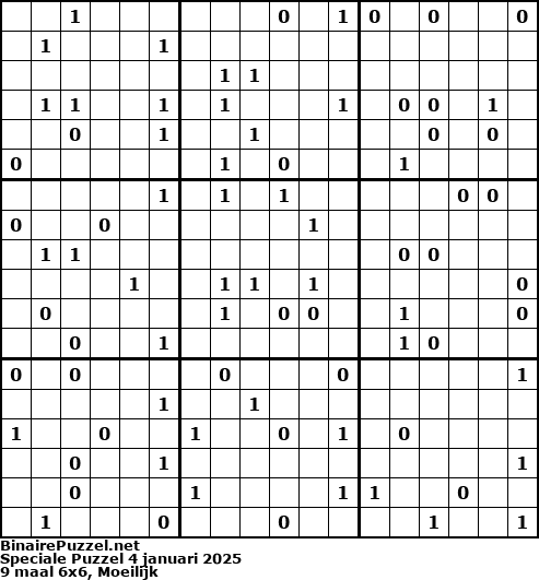 Binaire Puzzel
