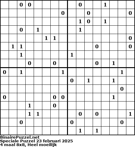 Binaire Puzzel