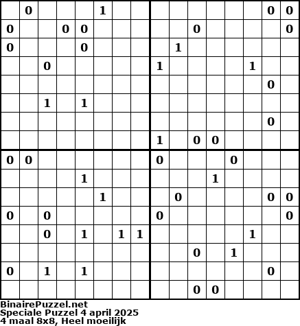 Binaire Puzzel
