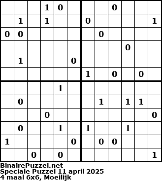Binaire Puzzel