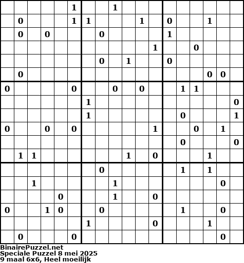 Binaire Puzzel