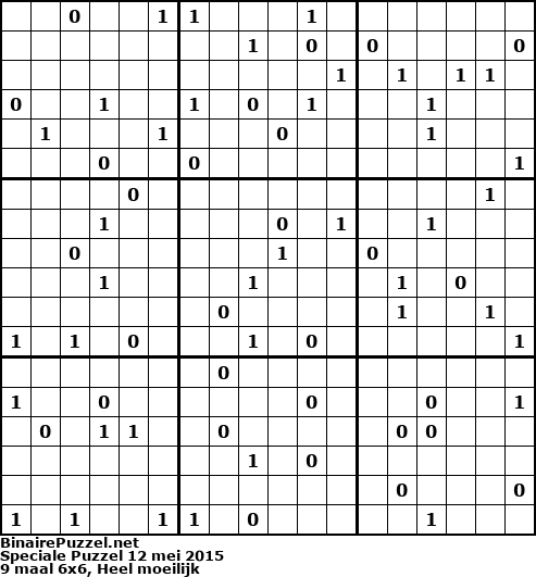Binaire Puzzel