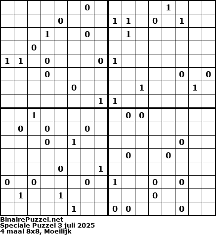 Binaire Puzzel