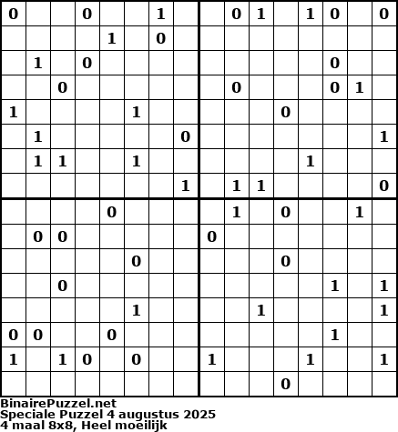 Binaire Puzzel