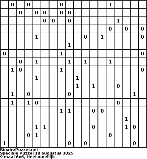 Binaire Puzzel