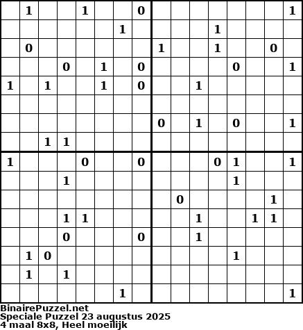 Binaire Puzzel