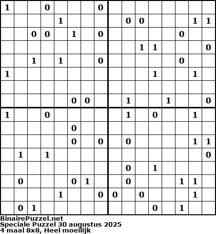 Binaire Puzzel