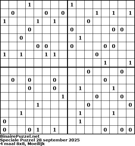 Binaire Puzzel