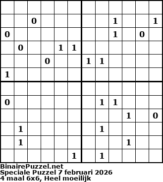 Binaire Puzzel