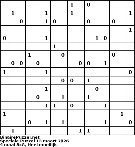 Binaire Puzzel