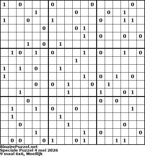 Binaire Puzzel
