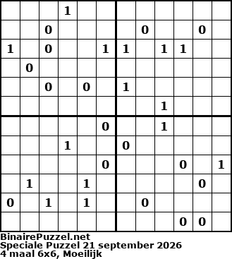 Binaire Puzzel