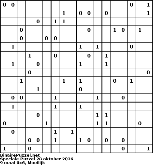 Binaire Puzzel