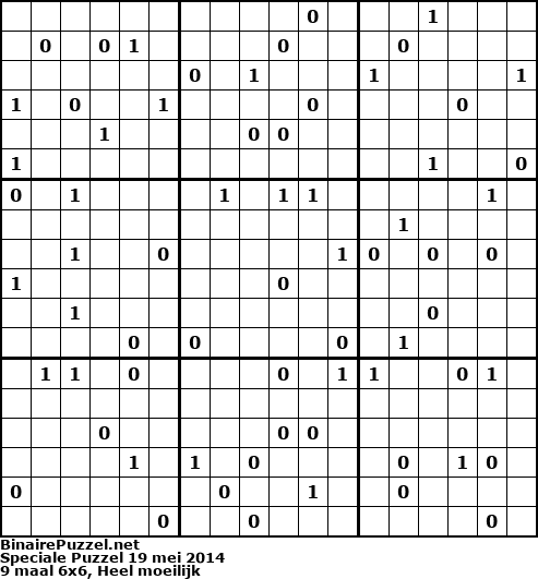 Binaire Puzzel