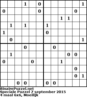 Binaire Puzzel