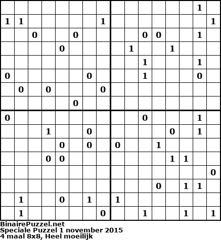 Binaire Puzzel
