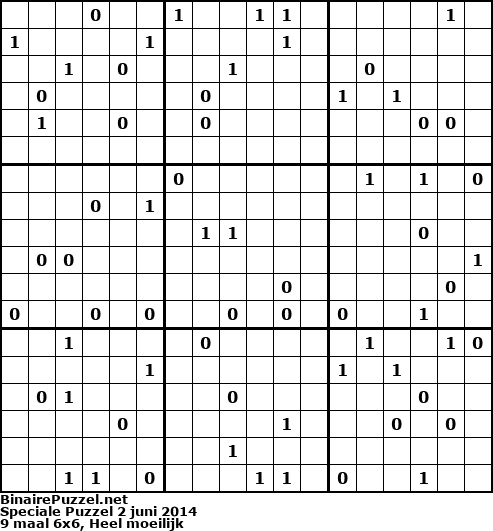 Binaire Puzzel