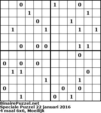 Binaire Puzzel
