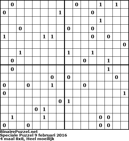 Binaire Puzzel