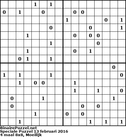 Binaire Puzzel