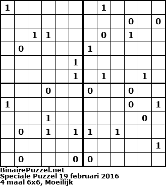 Binaire Puzzel