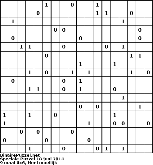 Binaire Puzzel