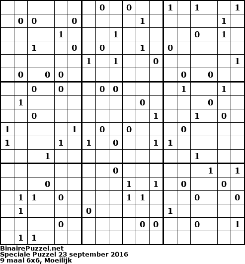 Binaire Puzzel