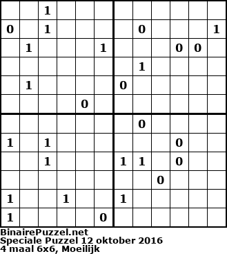 Binaire Puzzel