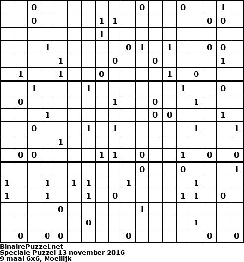 Binaire Puzzel