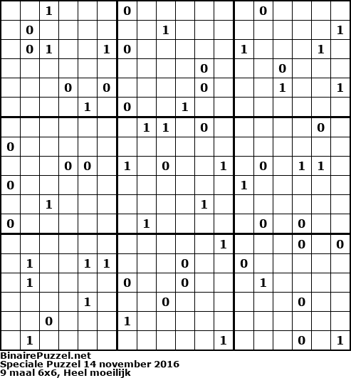 Binaire Puzzel