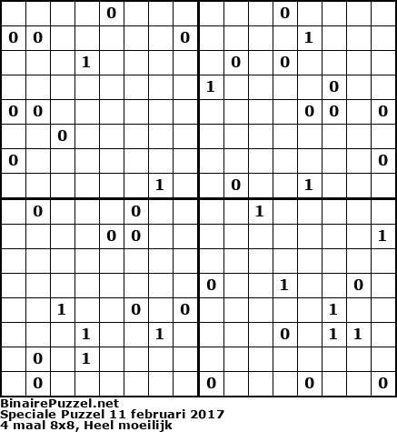 Binaire Puzzel