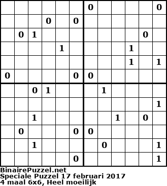 Binaire Puzzel
