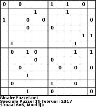 Binaire Puzzel