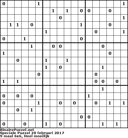 Binaire Puzzel