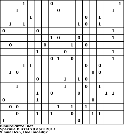 Binaire Puzzel