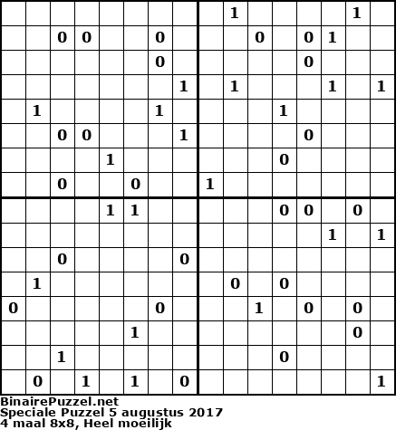 Binaire Puzzel