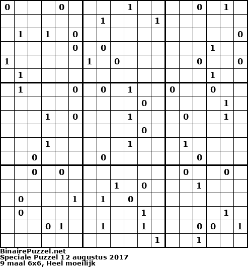 Binaire Puzzel