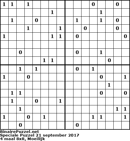 Binaire Puzzel