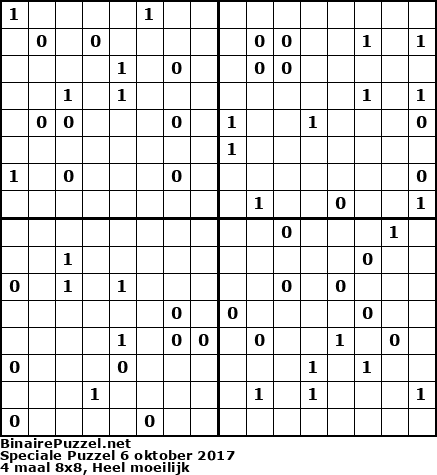 Binaire Puzzel