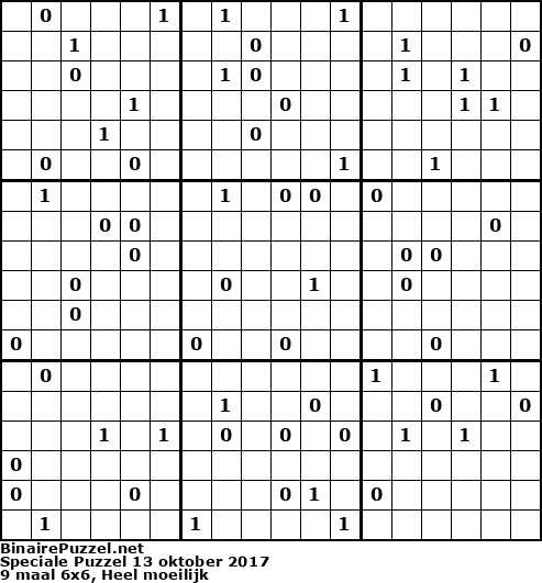 Binaire Puzzel