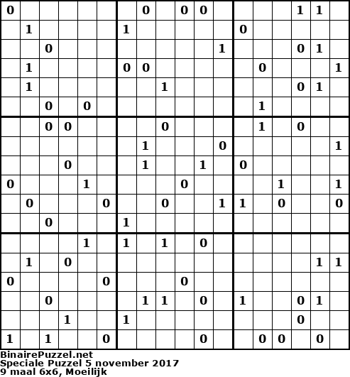Binaire Puzzel